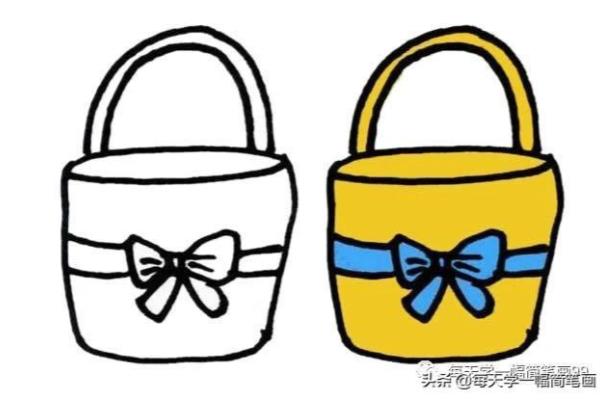 漂亮的包包怎么画.