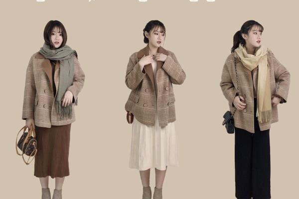 微胖女生冬季穿搭图片大全.