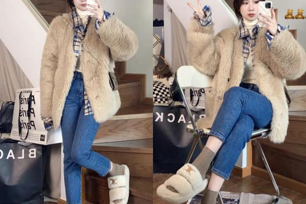 穿皮草内搭什么衣服.
