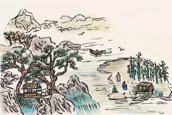 林表明霁色城中增暮寒是什么意思.