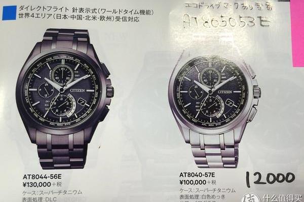 西铁城表背面哪个是型号.