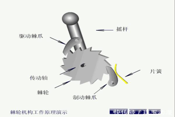 棘轮棘爪怎么跟小朋友解释
